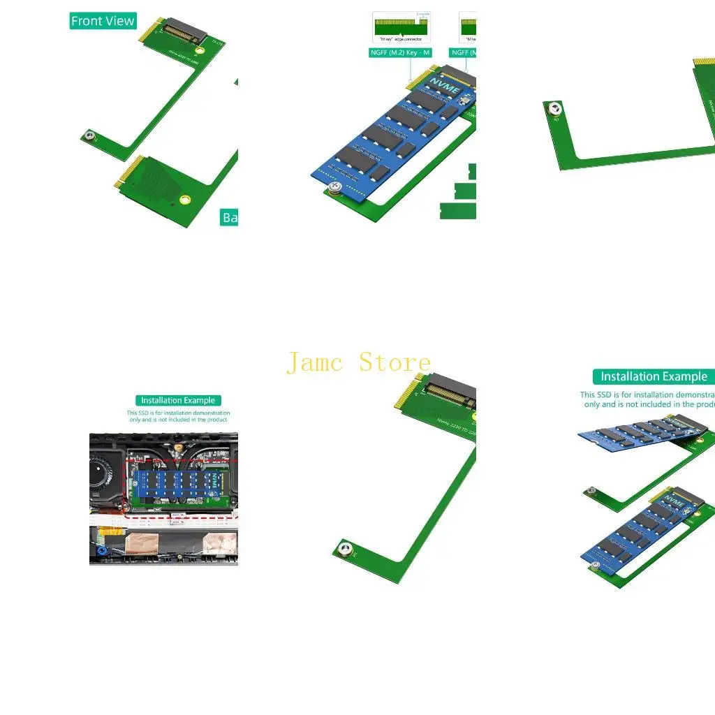 LX0B Handheld Conversion 2230 To 2280 Hard Drive Expansion Board NVME M.2 PCIE