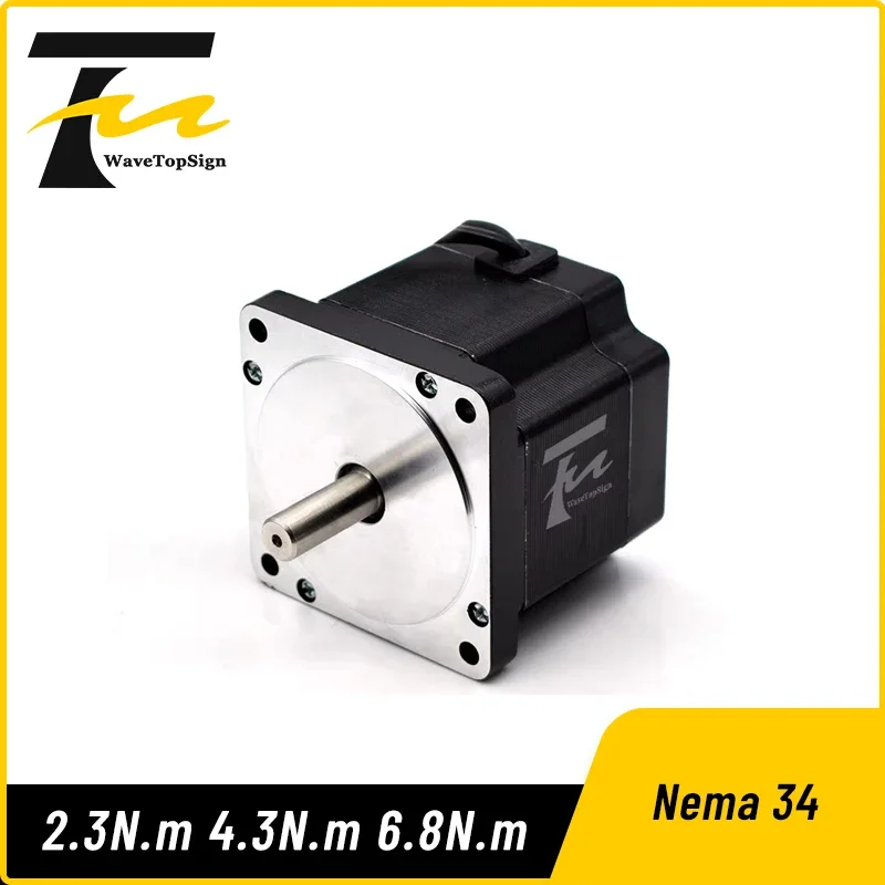 Leadshine Nema 34 Stepper Motor 863S Series Holding Torque 2.3N.m 4.3N.m 6.8N.m Use For Laser Engraving Machine CNC Router