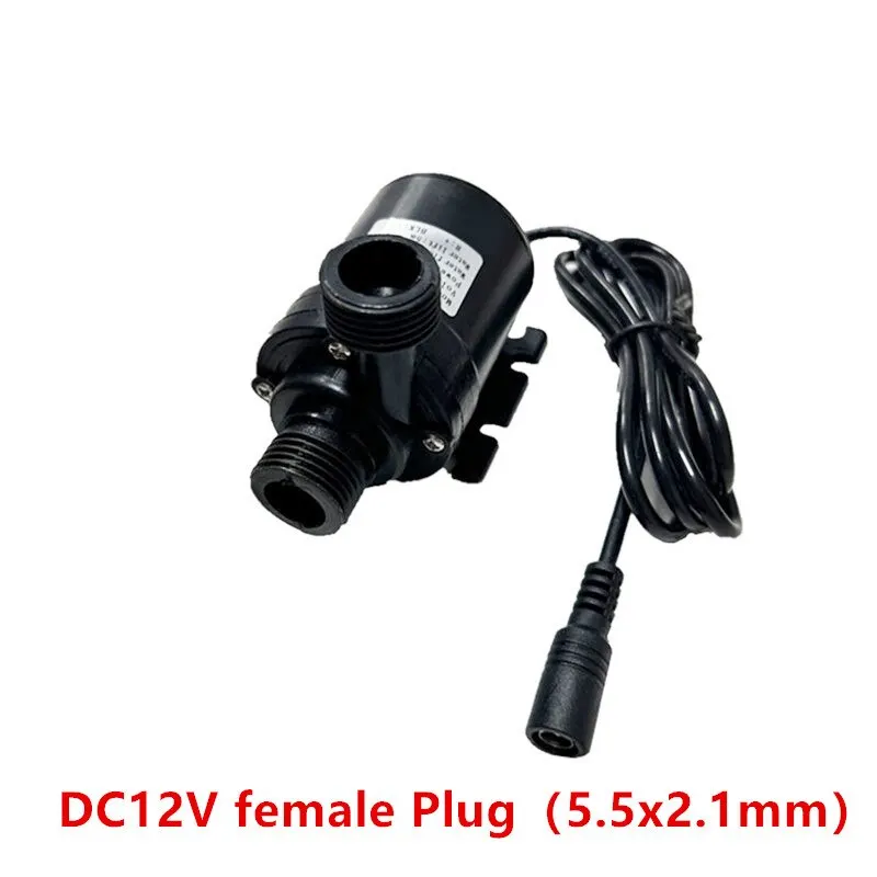 Water Pump 12v High Pressure Ultra Quiet Solar DC 24V Lift 5M 800L/H Brushless Motor Submersible Water Pumps Quick Break Joint image 3