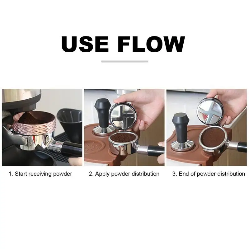 Anneau de Dosage Magnétique pour Machine à Café, Accessoire Robuste en Alliage d'Aluminium, Multifonctionnel et Innovant