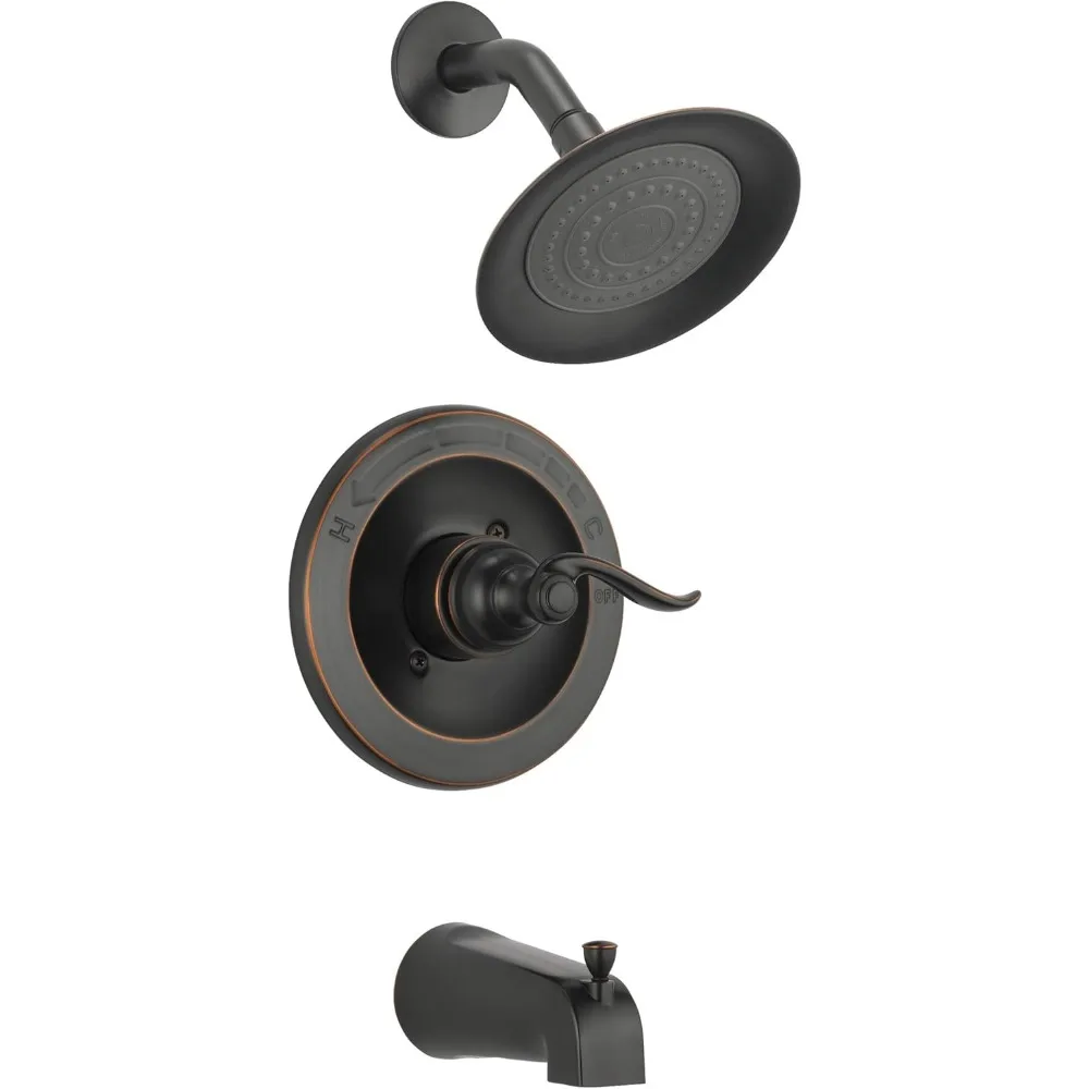 

Windemere 14-Series Tub and Shower Faucet Set, Showers Handle, Oil Rubbed Bronze Showers Faucet, Delta Shower Trim