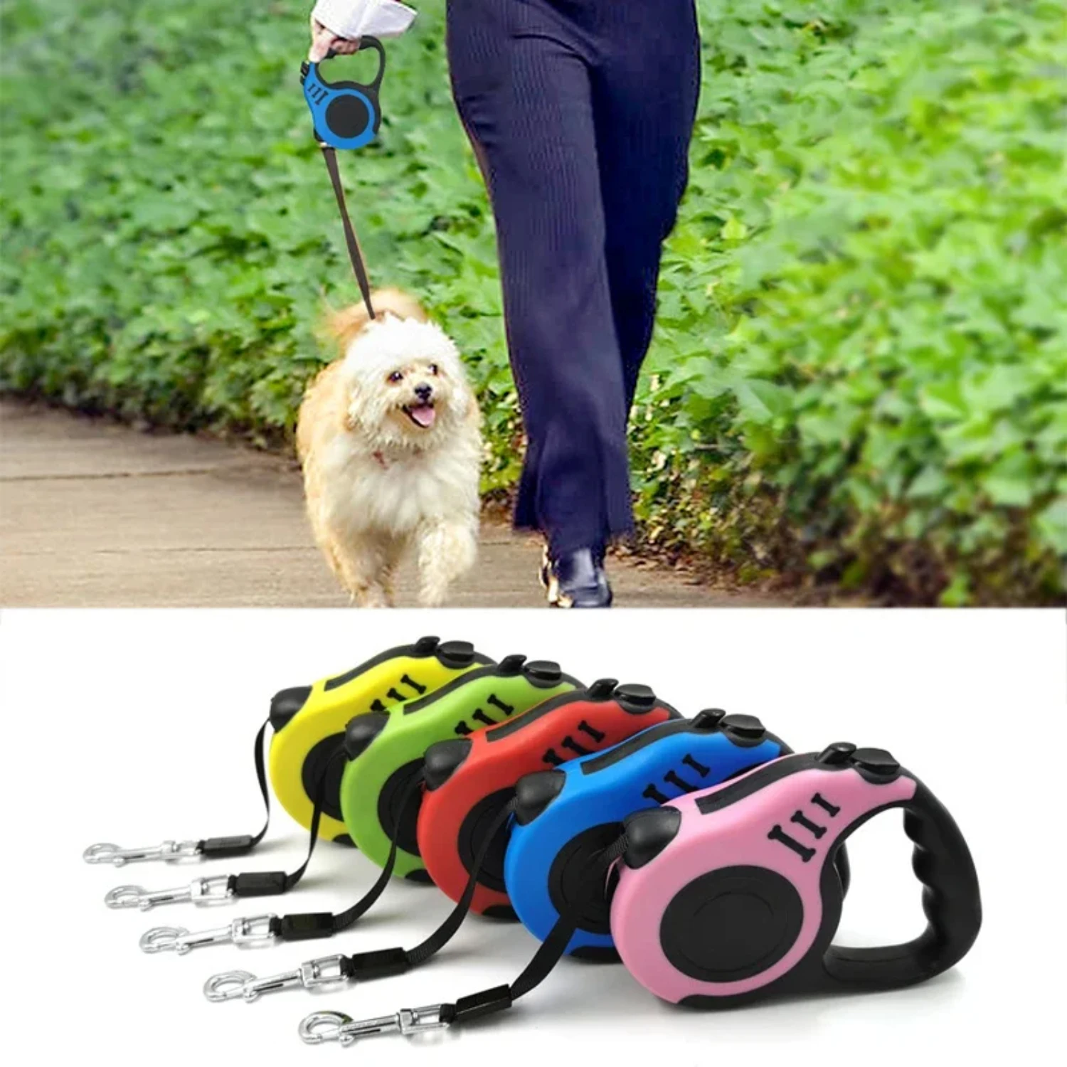 Enjoyment Guaranteed - Secure, Convenient, and Flexible Retractable Leash for Small to Medium Dogs and Cats - Safe and Controlle