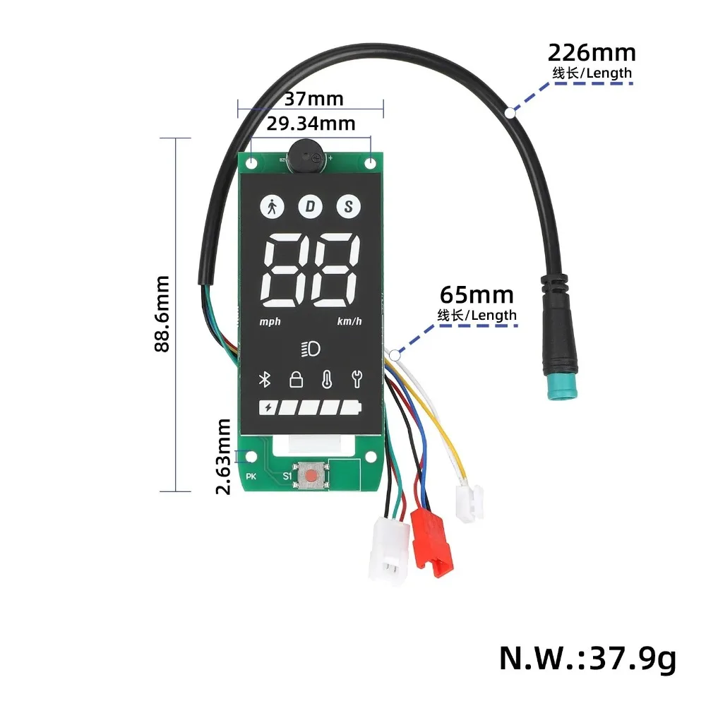 Suitable for Xiaomi 4Lite 2nd Gen E-Scooter Controller Instrument Communication Cable Set Clone Version Replacement Accessories