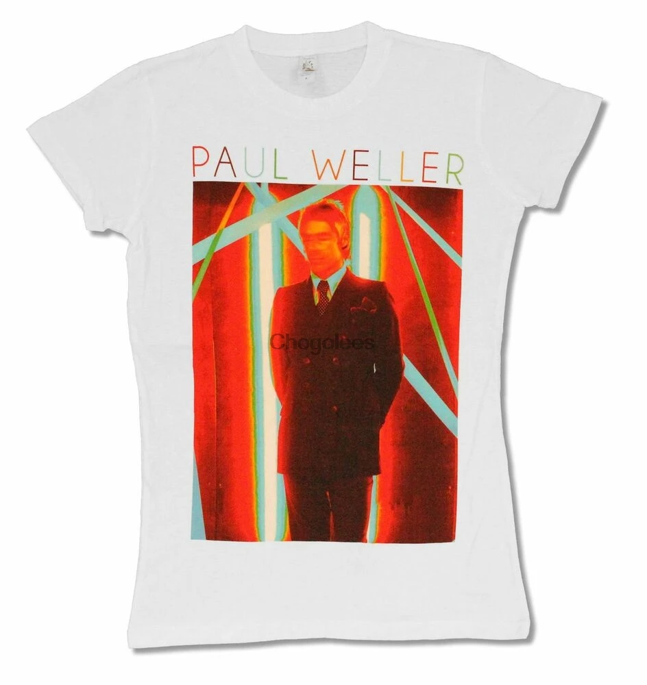 Paul Weller Sonik Kicks Tour 2012 Girls Juniors White T Shirt New Official