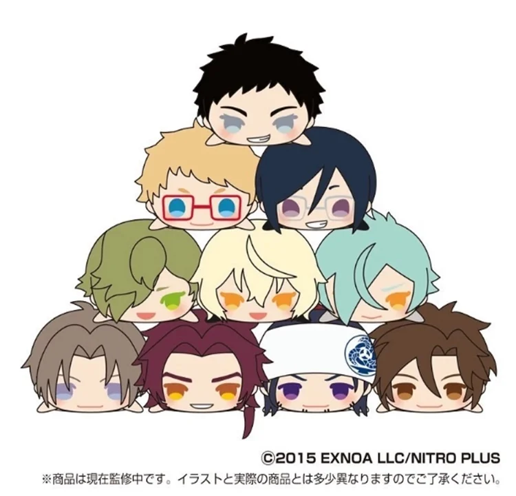 8.5 センチメートル餅マスコット Vol.1 アニメ刀剣乱舞オンライン三日月鹿角清光ぬいぐるみペンダント綿かわいいバッグペンダントおもちゃ