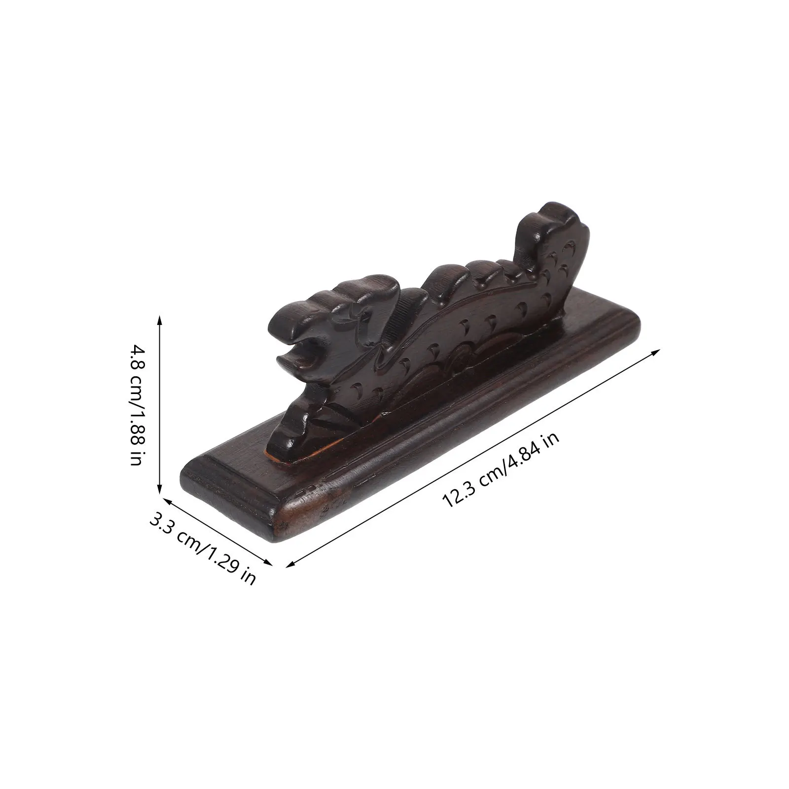 

Wooden Calligraphy Pen Holder Durable Brush Pen Rest Ink Brush Storage Rack Multifunctional Painting Desk Ornament