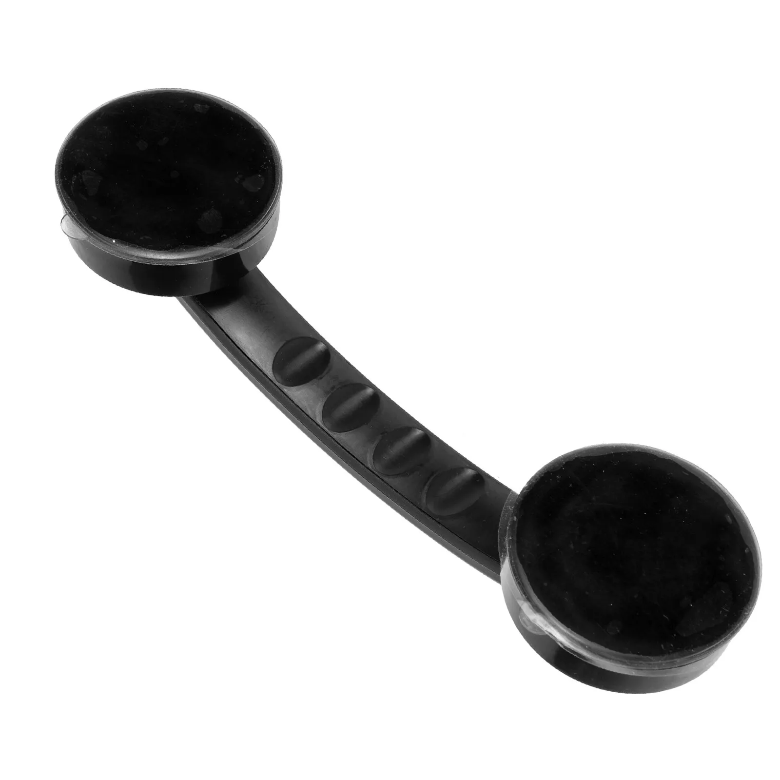 ABS Adhesive Shower Handle No Drilling Punch Free Bath Grab Bar Safety Grip Bar Glass Door Handle Bathroom Necklace