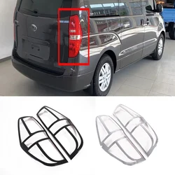 For Hyundai Grand Starex H-1 i800 2018 2019 2020  ABS carbon Taillight Lamp Lid Cover Trim Strip Molding Rear Light Car Styling