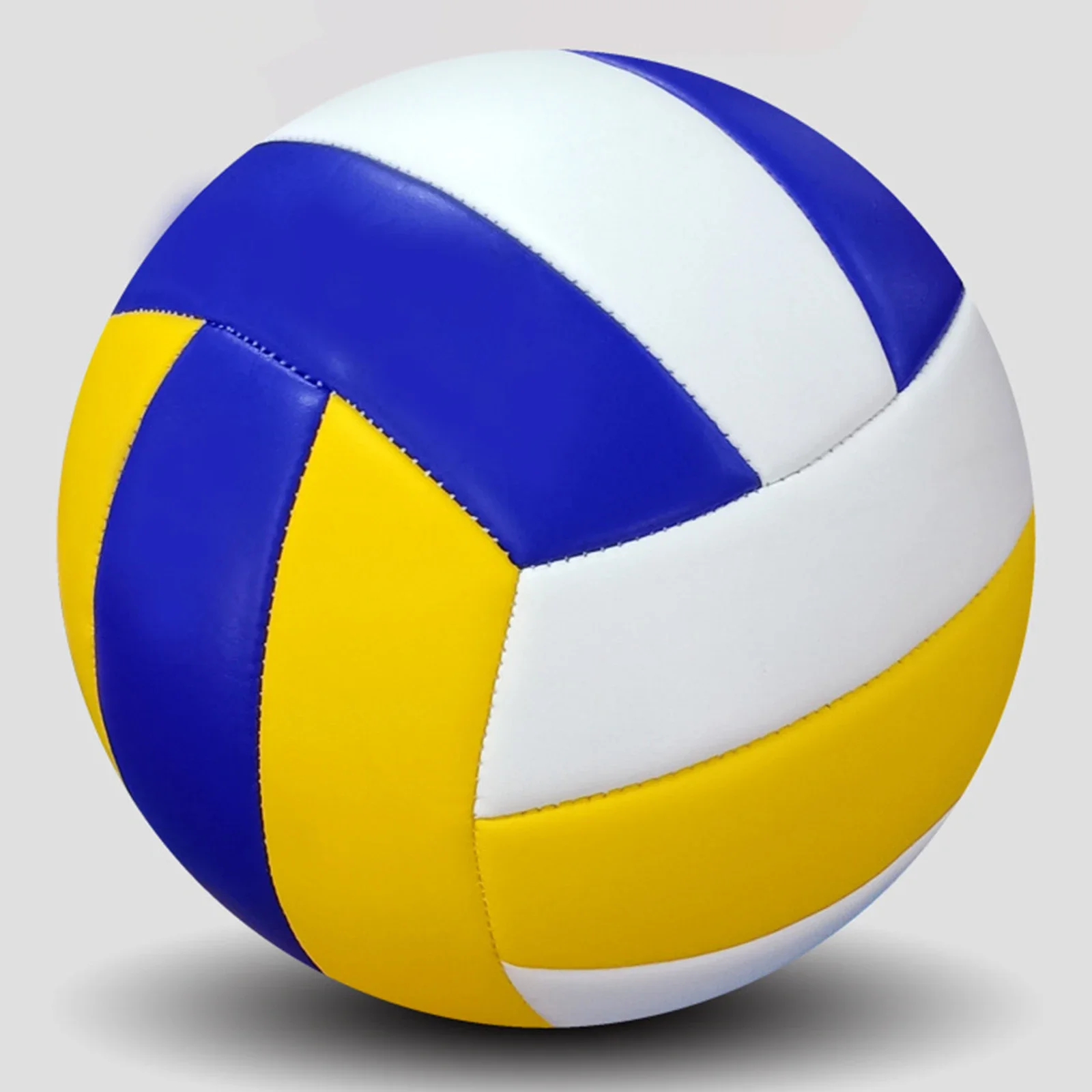 

1pc Volleyball No.5 Volleyball Waterproof 20.5cm Soft Team Sports Airtight Competition For Beach Machine Sewing