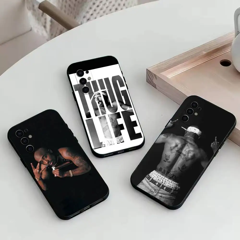 2pac Tupac Shakur R- Rapper  Phone Case Black Silicone Soft For Samsung S25,S24,S21,S22,S23,S30,Ultra,S20,Plus,Fe,Lite