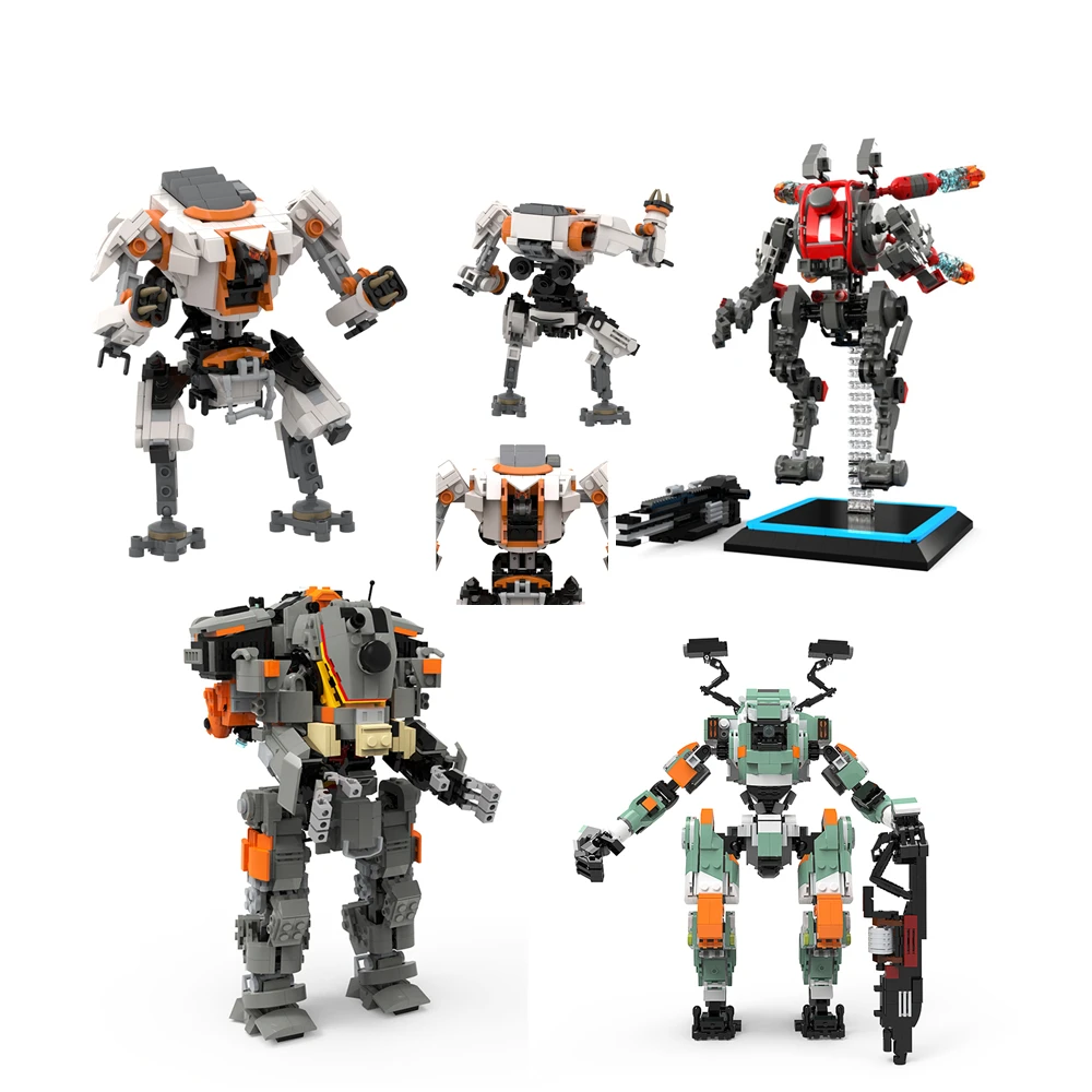 Titanfalled 2 Reapers War Machine Ronin-Class Titan Building Block Kit High-Tech Mecha Robot Warrior Figure Brick Model Kid Toy