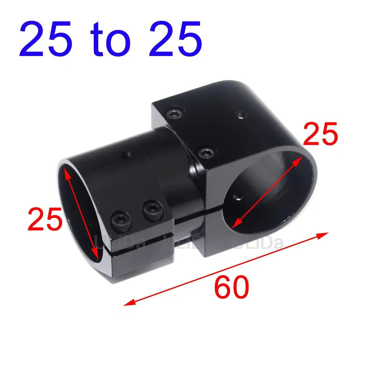 1 st Aluminium 16 20 25 30 40mm Tee Joint Serie Statief Tee Drieweg Carbon Buis Vaste Zetel Connector voor RC Quadcopter UAV Drone