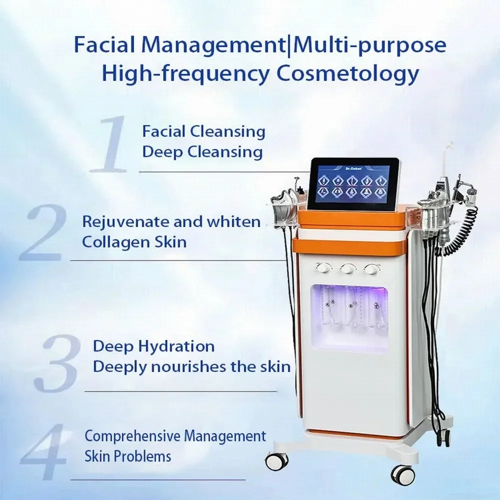 10-in-1 Hydra Skin Care Bubble Pen Machine Deep Clean Oxygen Jet Aqua Facials Tiefenreinigung Dermabrasion Beauty Equipment