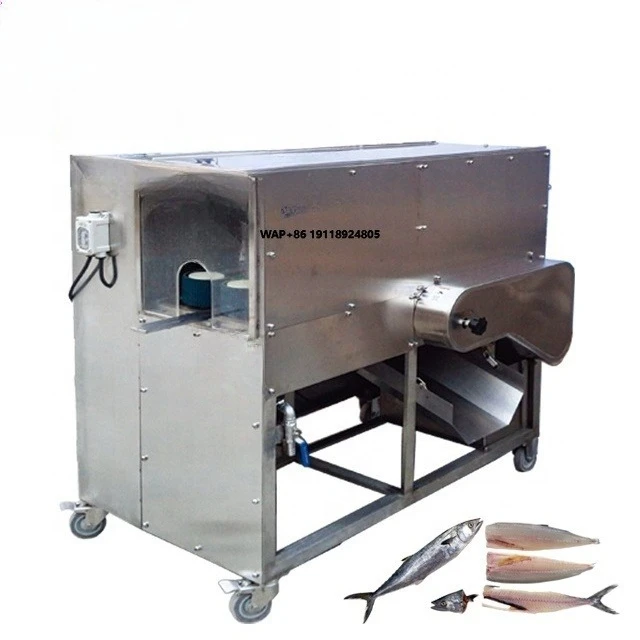 High Efficient Large Size Fish Bone Removing Machine Customized Salmon Fish Meat Picking Machinery Fish Cutter Machine