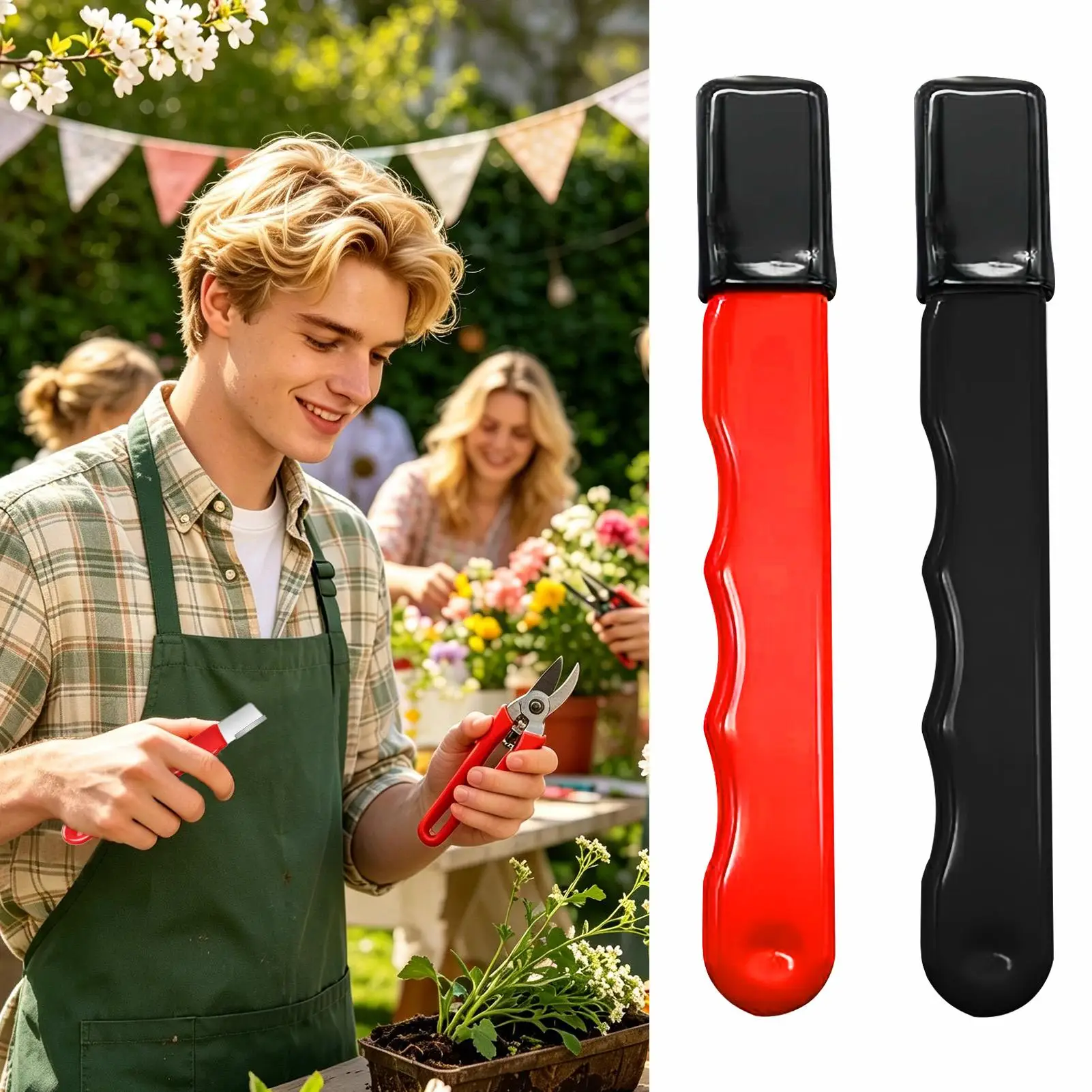 Garden Tool Sharpener Edge Sharpening Stone Gardening tool sharpener multifunctional tool for hedge shears pruning shears ﻿