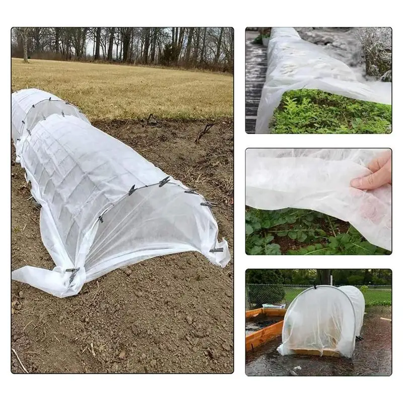 Manta protectora anticongelante para plantas de invierno, cubierta de película protectora, paño grueso para heladas, protección de árboles frutales en maceta