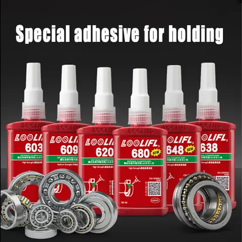 50ml 680 648 620 603 638 609 Loctite  Cylindrical Bearing Glue Fastening Caulking Seal Anaerobic Clearance Fixed superglue