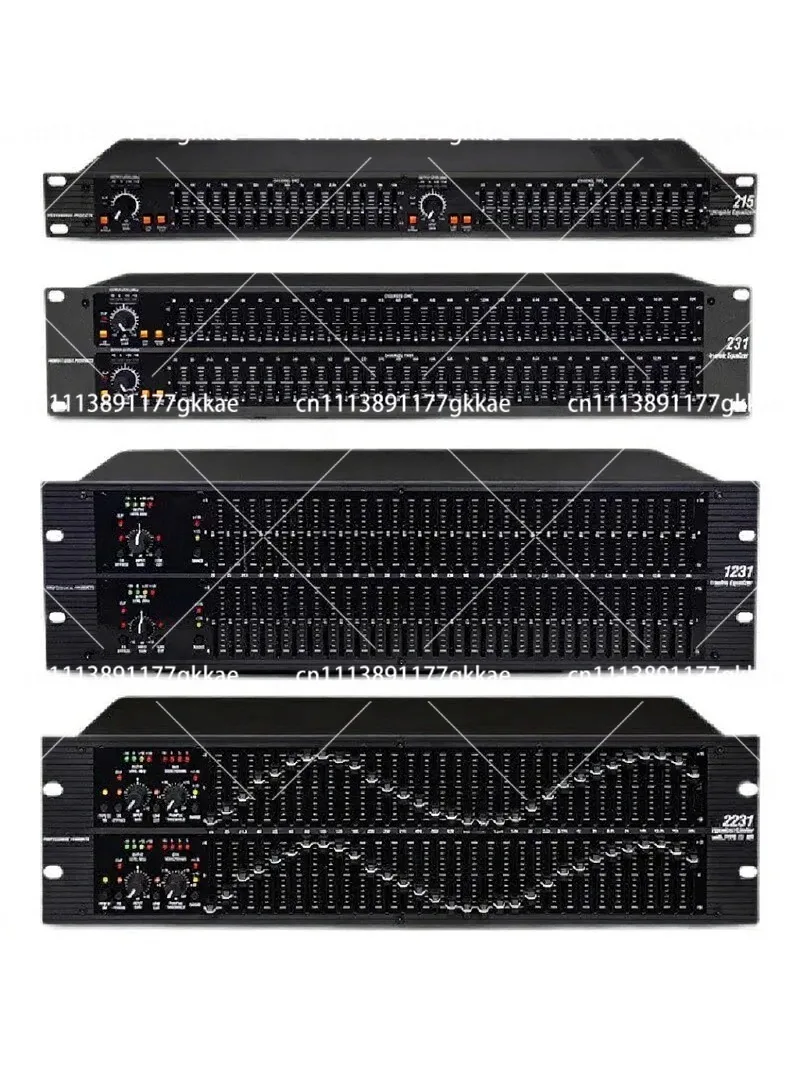Professional 31-Band Equalizer Dual Channel for Home KTV Stage Performance Bar Audio System