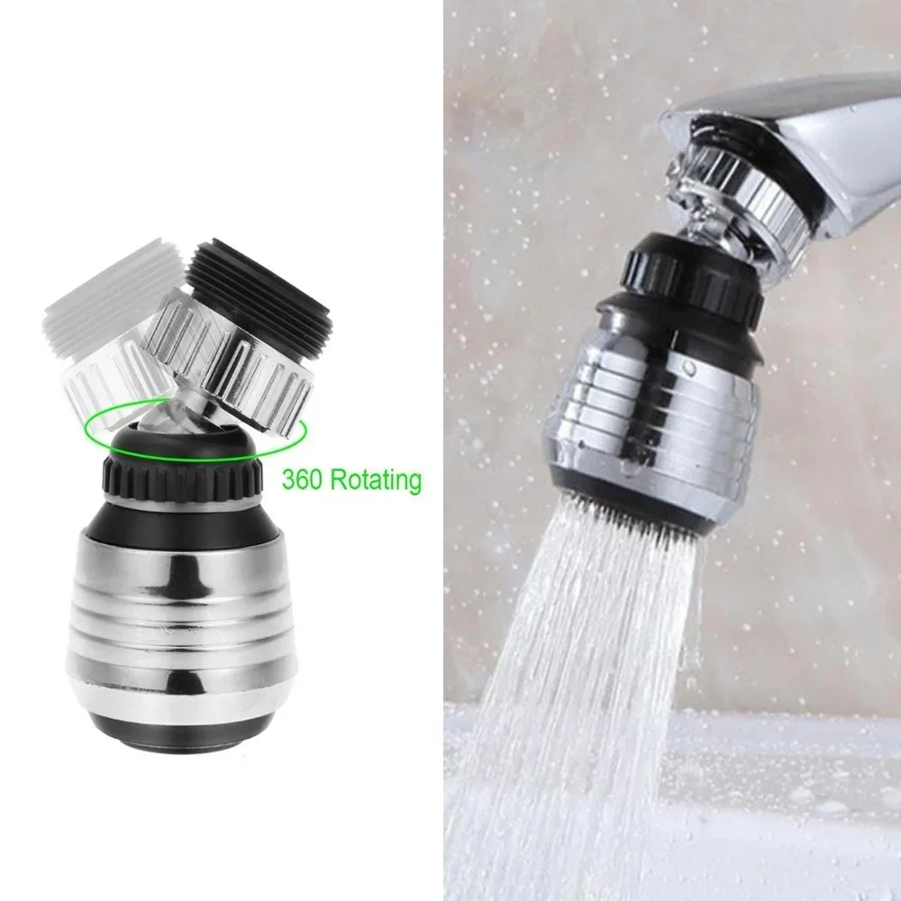 

2PC 360° Degree Rotate Kitchen Faucet Aerator Shower Tap Nozzle Diffuser Spray Water Saving Head Filter Bubbler