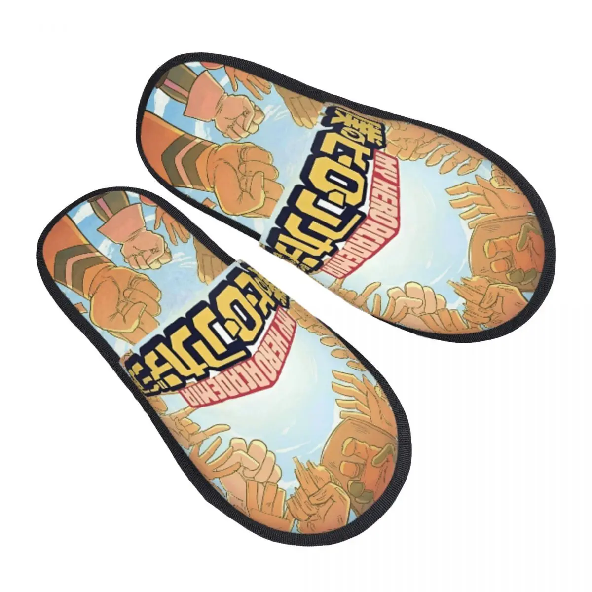 My Heros Academias Slippers for Women Men House Shoes Warm Indoor Slippers