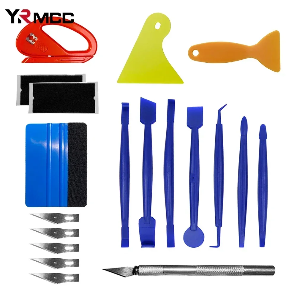 

Набор инструментов для обертывания автомобильной пленки, шпатель для виниловой пленки, скребок для винила, резак для тонировки окон автомобиля, инструменты для упаковки, ракель для автомобильных аксессуаров