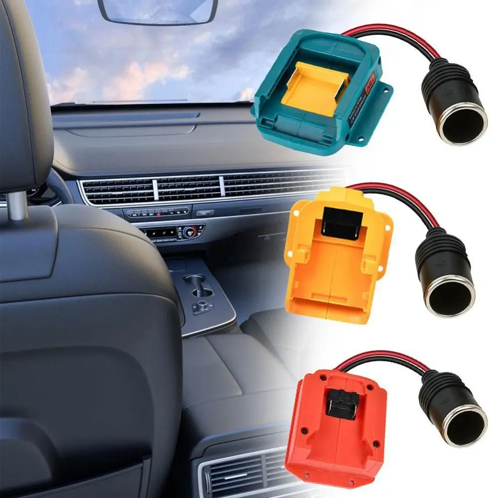 20V to 12V Power Converter Overload Protection Universal Battery Adapter Step Down Converter for Milwaukee/Dewalt/Makita