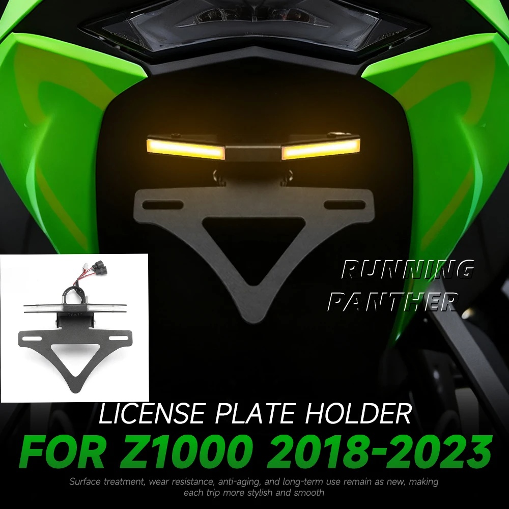

NEW FOR Kawasaki Z1000 2018-2023 Motorcycle Tail Tidy Fender Rear Tail Bracket Integrated Turn Signal License Plate Holder