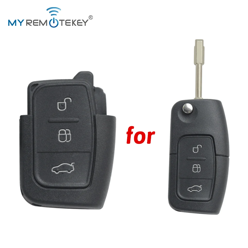 MYREMOTEKEY Remote key fob 3 button 434Mhz for Ford 2004 2005 2006 2007 2008 2009 2010 2011 2012