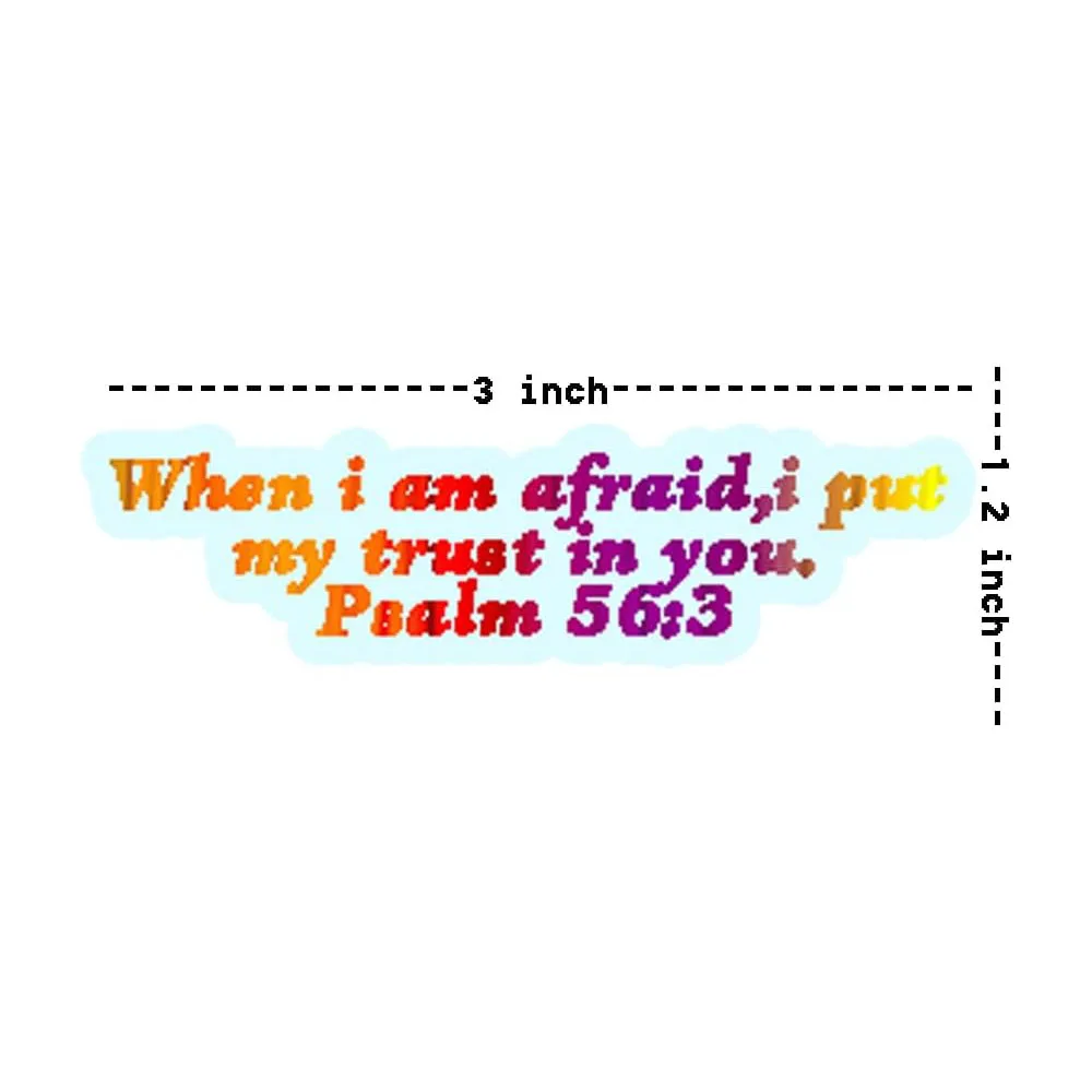 Inspirational Bible Verse Faith Rub on Transfer Stickers 2Sheets Bulk Jesus Religious Stickers for Kids Adults