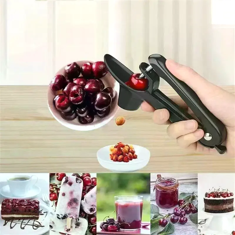 Cherry Fruit Kitchen Pitter Remover Olive Corer Remove Pit Tool Seed Gadge Fruit Vegetable Corer Tools Cherry Pitter