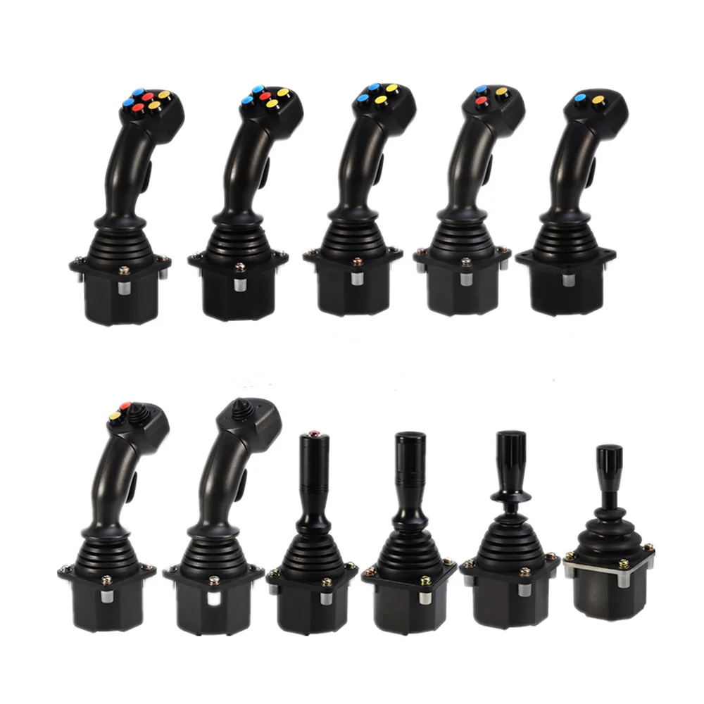 For RS232 RS422 Lndustrial Rocker Joystick Electric Control Hydraulic Controller Excavator Handle Control Lever Device Handle