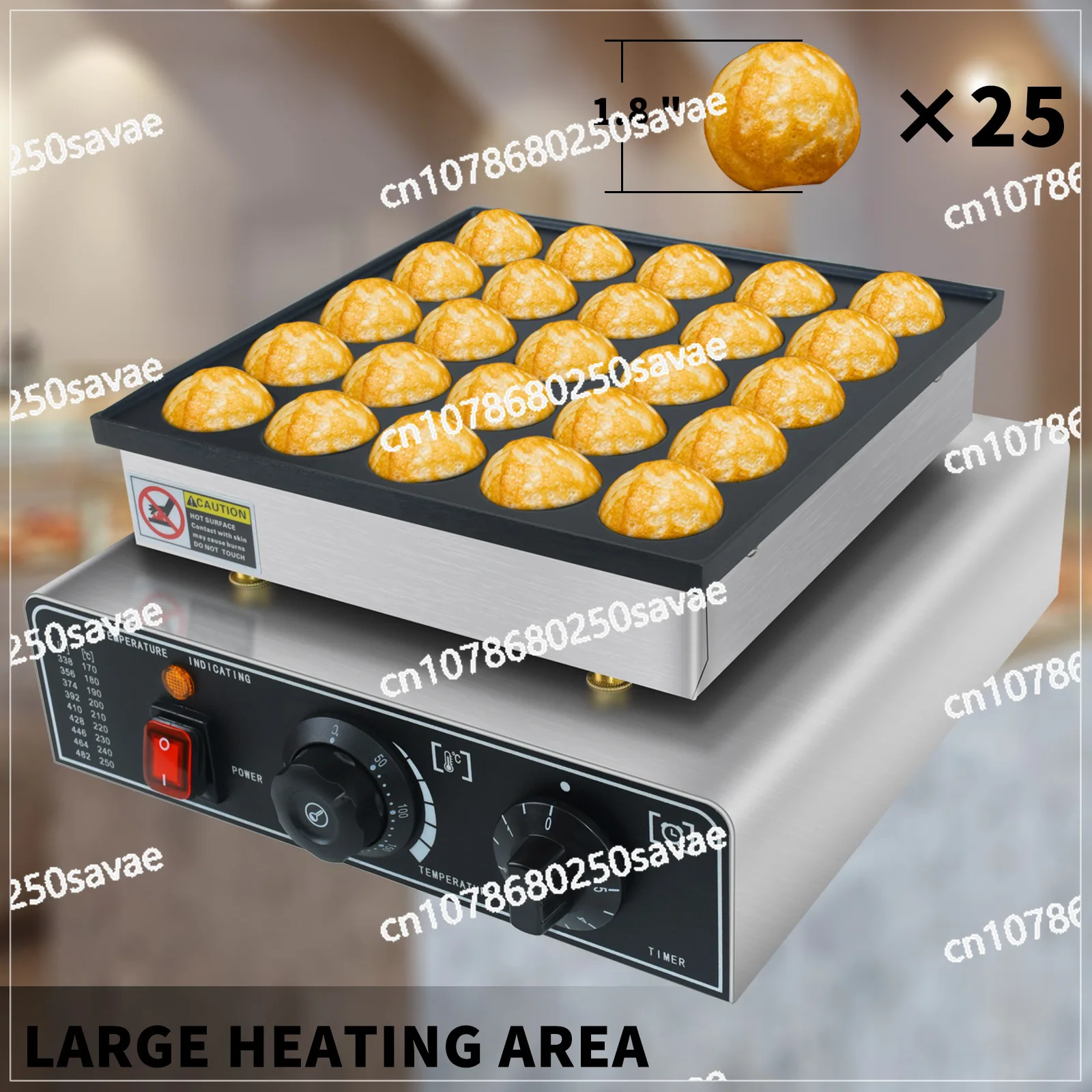 Octopus Ball Burning Machine, Causeway Burning Machine, 25-Hole