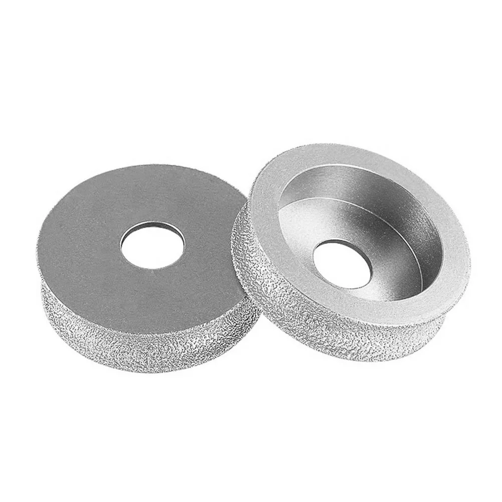 3-Zoll-Schleifscheibe Demi-Bullnose-Schleifscheibe zur Dekoration Präzises Schleifen Verschleißfester gelöteter Diamant
