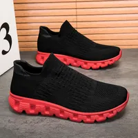 Breathable Men Casual Shoes Lightweight Outdoor Male Walking Shoes Anti-slip Men's Sneakers Slip on Flats Vulcanized Shoes 2025