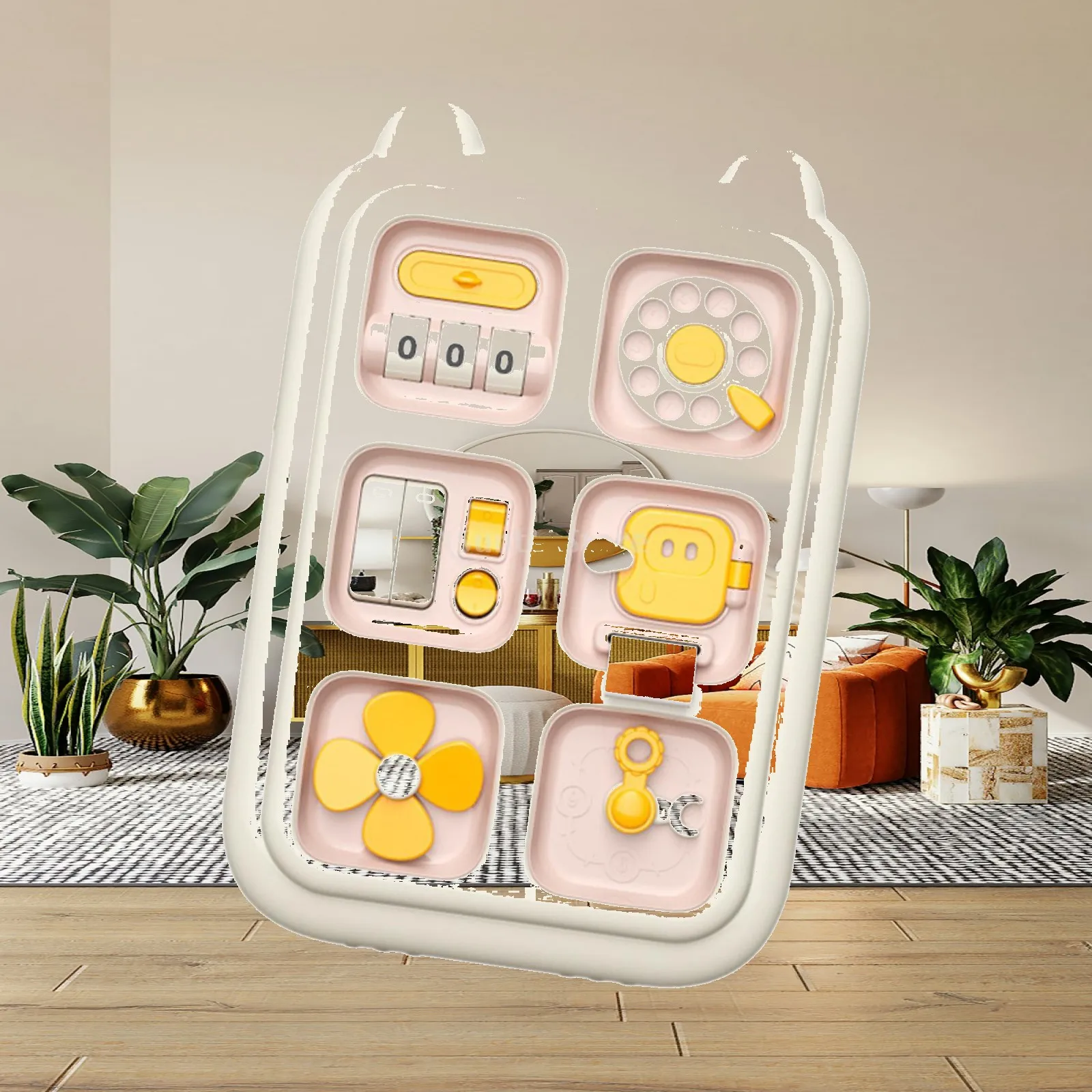 幼児用ビジーボード-脳の発達を促す手工芸玩具-アクティビティボード