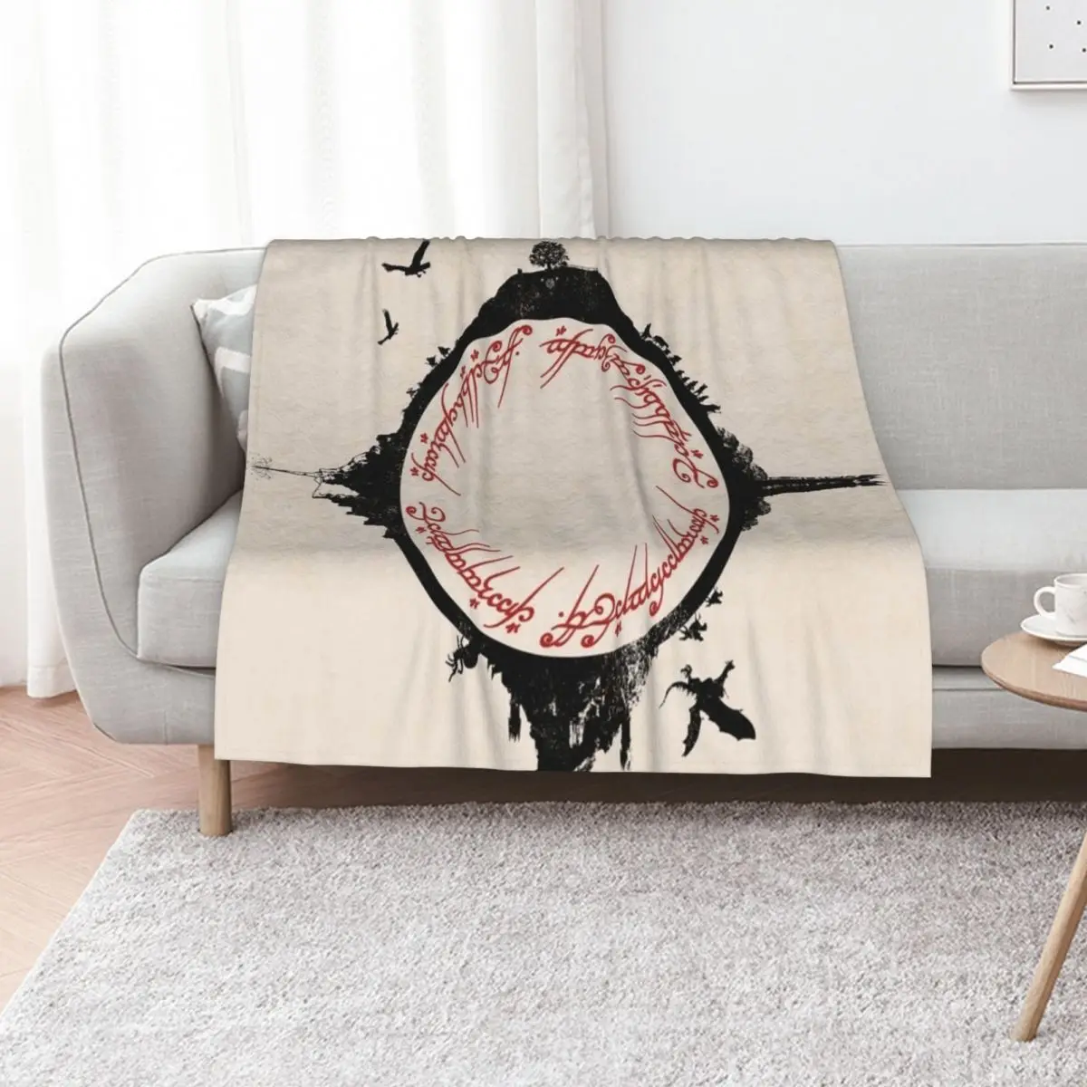 

lord of the ring Throw Blanket Thermal warm winter Luxury Throw Weighted Blankets