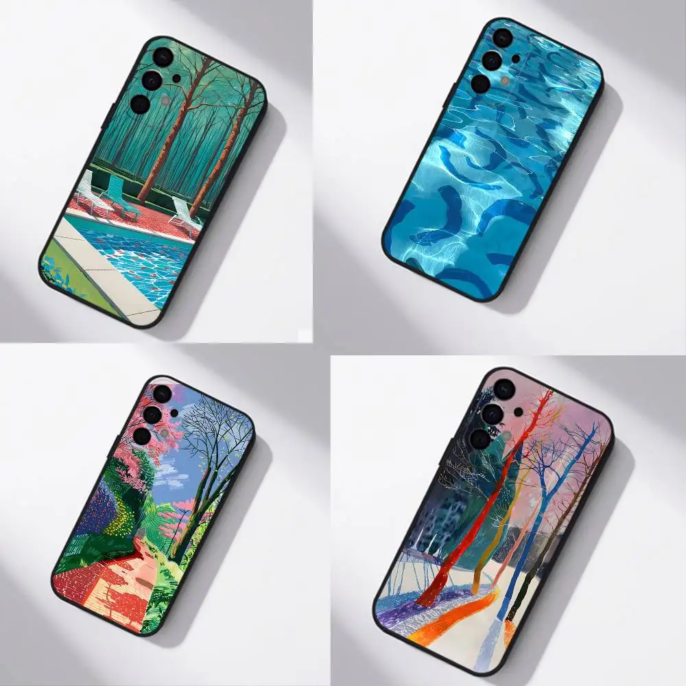 

David Hockney Art For Samsung Phone Case S26,S25,S24,S21,S22,S23,S30,Ultra,S20,Plus,Fe,Lite,5G Black Cover