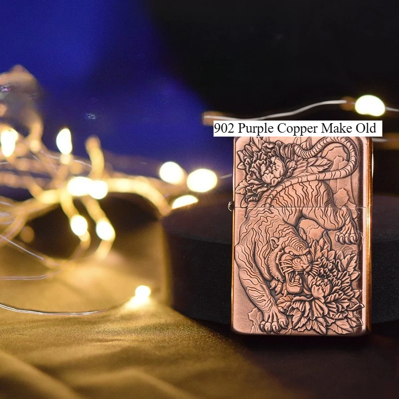 ولاعة زورو 902 نحاسية بنفسجية - مراجعة Lighter Insert Zippo وسعره