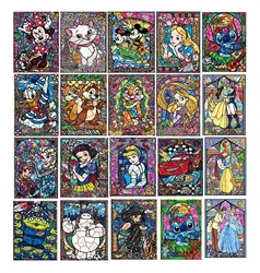 Disney Mickey Prince Princess Cat Diamond Painting Stitch Mosaic Embroidery Couple Kids DIY Room Decor Birthday Gifts 2023