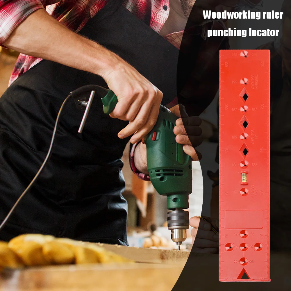 المفصلي ثقب الحفر دليل محدد ، ثقب فتاحة قالب ، مستوى فقاعة ، حاكم ، الباب ، خزائن ، النجارة ، لكمة ، DIY بها بنفسك أداة