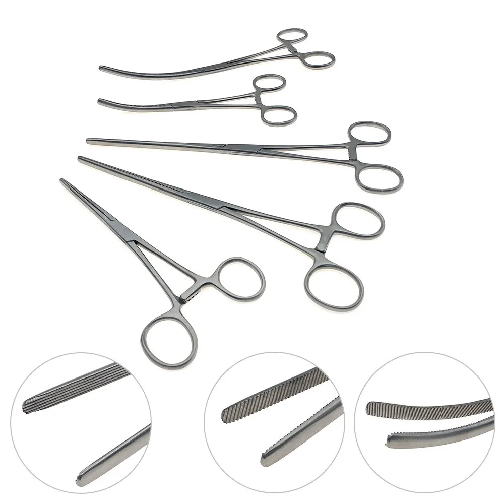 Intestinal Forceps Bowel Clamps Intestinal Forceps Abdominal Clamping Fixed Pet Cat Dog Orthopedic Surgical Instruments 1pcs