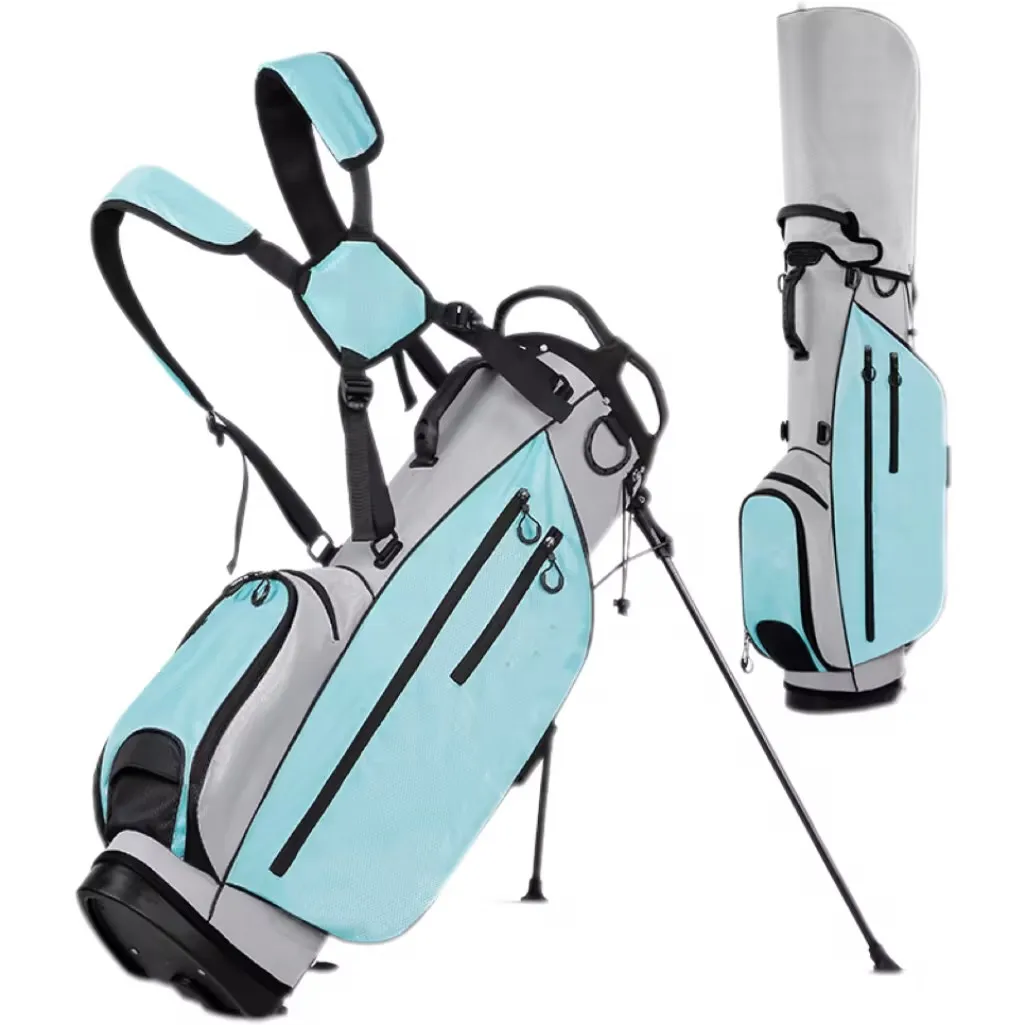 

Custom Direct From Manufacturer Lightweight Nylon Golf Bag With Multi-Function Stand Waterproof Fits Full Set Of Clubs