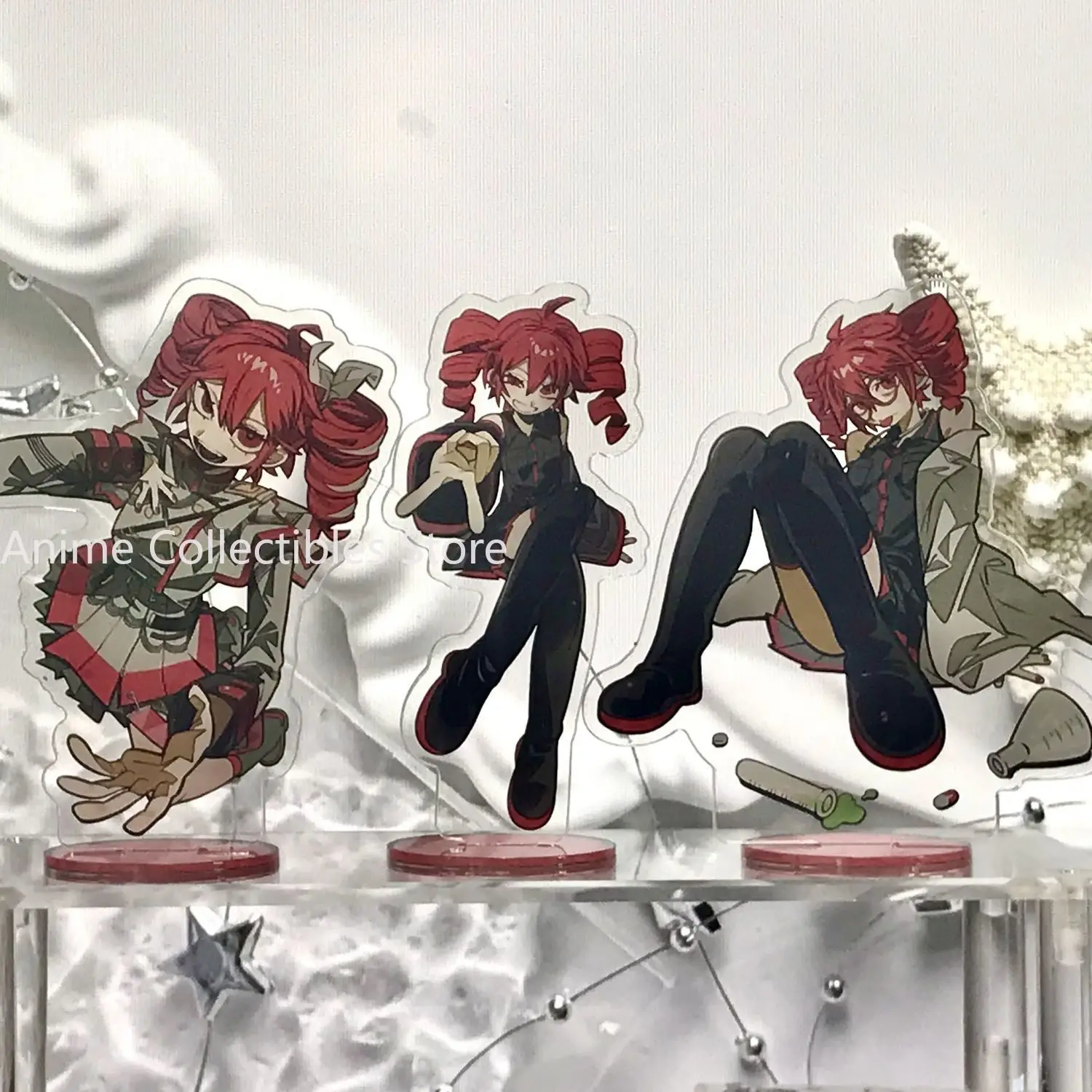 Kasane Teto Acrylic Stand Cosplay Anime Model Plate Desk Decor Standing Sign Figures Hadiah Natal