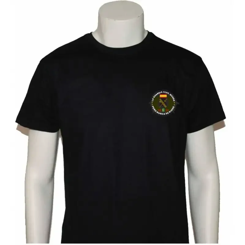 Camiseta Guardia Civil Muere Pero No Se Rinde Men T-Shirt Short Sleeve Casual Cotton O-Neck Summer Shirts