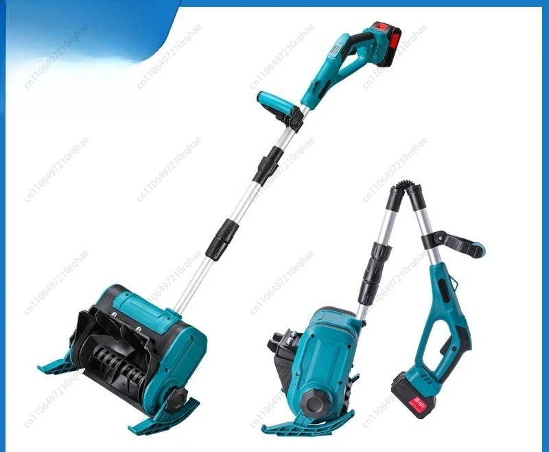 مجرفة ثلج كهربائية مع بطارية ليثيوم، محراث ثلج يدوي لاسلكي لرصيف الممر، استخدام منزلي خفيف الوزن #2