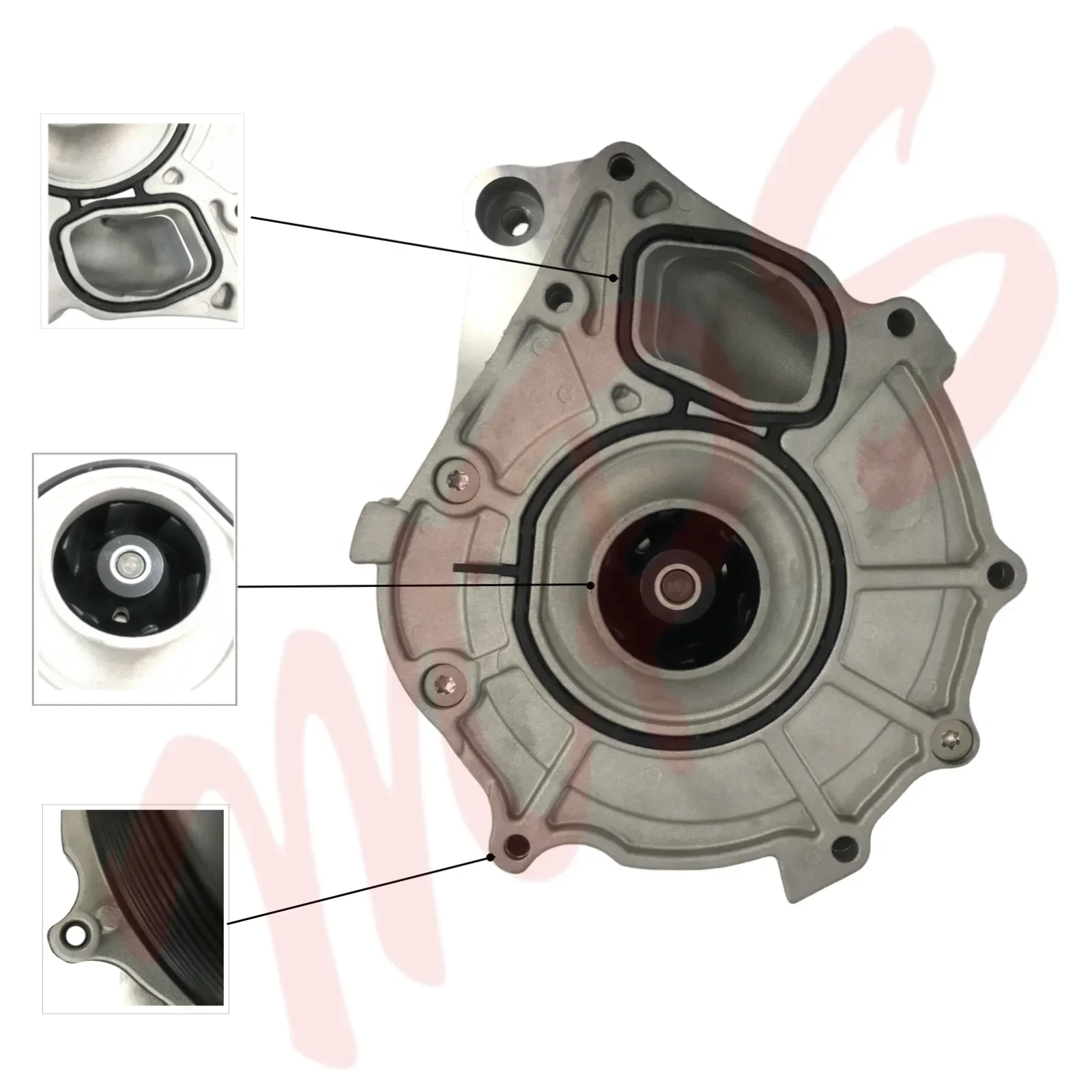 

2025 Heavy Duty Truck Parts Coolant Engine Water Pump For Scania L-, P-, G-, R-,S OE 1778923 1884327 2006210 2224112