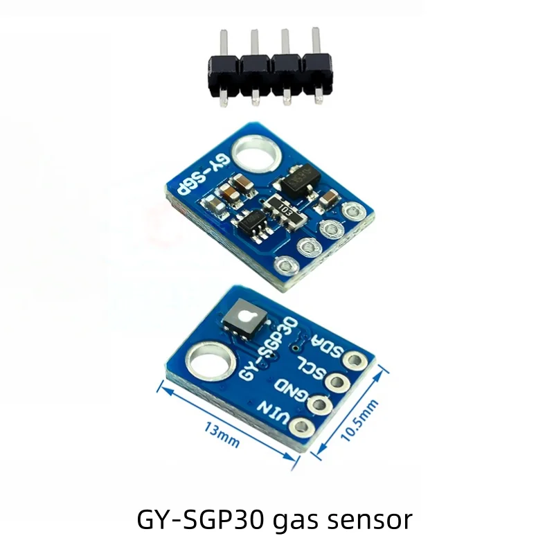 SGP30, SGP40, SGP41 gas sensors, TVOC, eCO2, carbon dioxide measurement, formaldehyde module