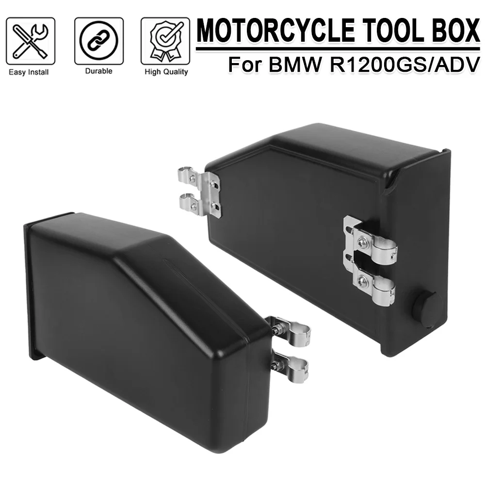 

R1200GS Motorcycle Plastic Toolbox For BMW R1200GS Adventure R1250GS R 1200 GS/ADV LC Tool Box Case Toolbag caja de herramientas