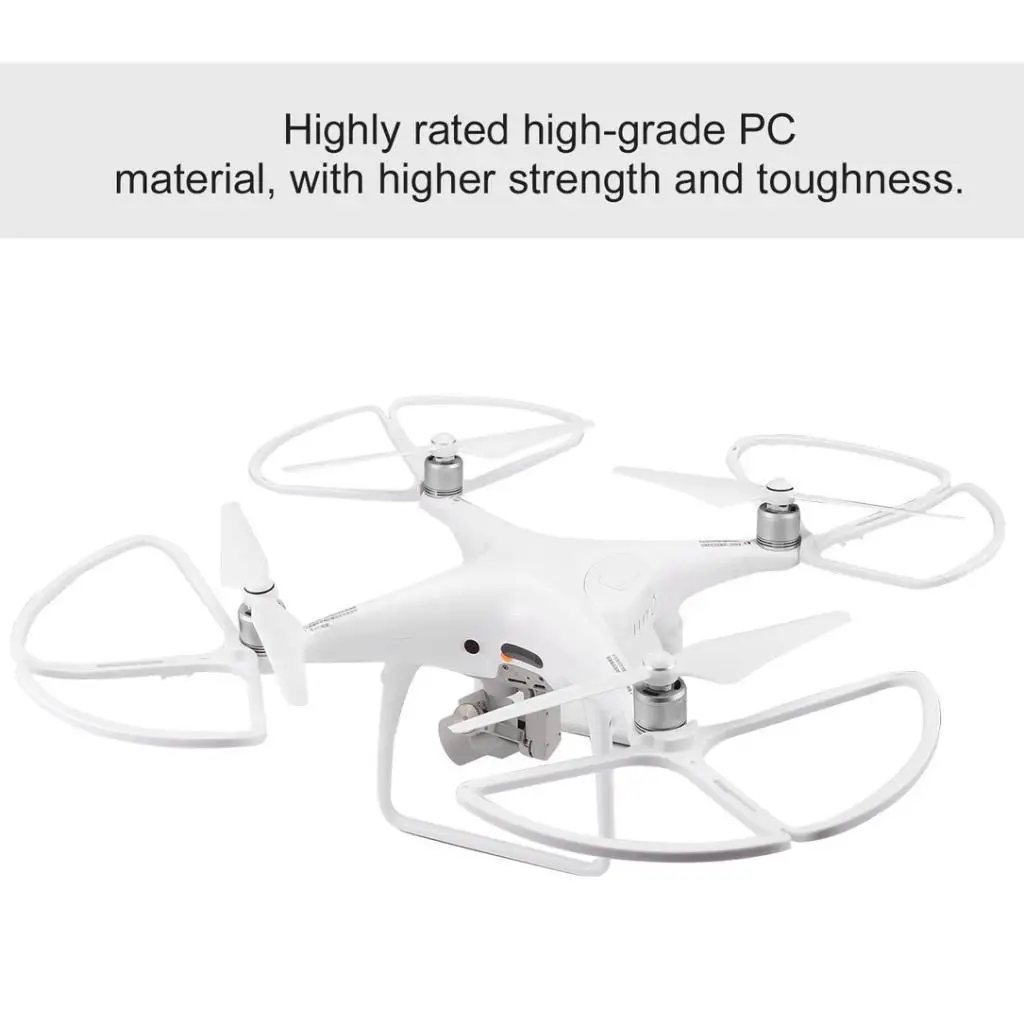 Protetor de hélice protetor de plástico durável para dji phantom 4 pro drone acessórios fácil instalação