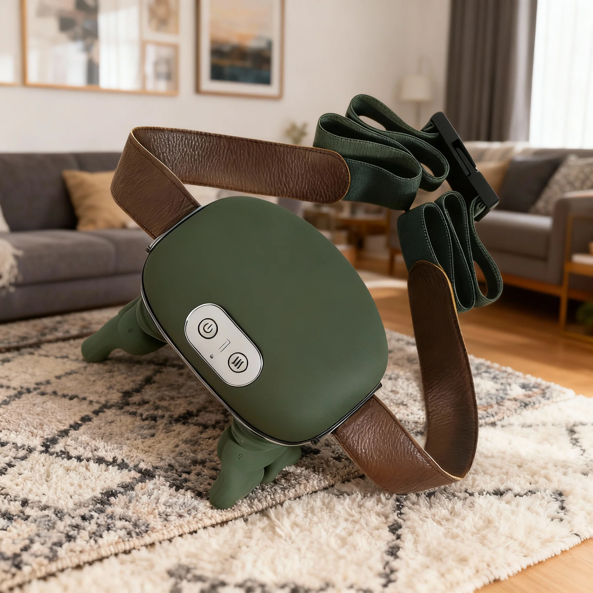 

Бионический массажер для шеи и плеч, массажеры для спины, электрическая массажная подушка для разминания мышц, расслабляющая шея, талия, нога, тело ﻿ 3-уровневые режимы